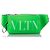 Valentino Garavani Bolsa de cintura de couro VLTN verde Valentino