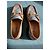 Mocassini Gucci in pelle beige - vista 4