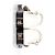 Timeless Sapatilhas Chanel Mary Jane com logo CC e bico em couro branco e preto - vista 11