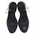 Timeless Sapatilhas Chanel Mary Jane com logo CC e bico em couro branco e preto - vista 6