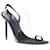 Autre Marque Alexander Wang Clear Black Strappy Slingback Mule Sandal Plastic  ref.1665664