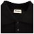 Polo Saint Laurent Paris Cassandre in cotone nero - vista 2