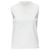 Louis Vuitton White Viscose Polyester Lace Knit Collar Sleeveless Vest S
