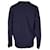 Sandro Paris Smile Print Pullover aus marineblauer Viskose  - Ansicht 3