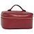 Pochette cosmetica CHANEL Vanity COCO Marca Pelle Caviar Rossa Oro CC Auth yk14831 Rosso D'oro