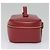 Pochette cosmetica CHANEL Vanity COCO Marca Pelle Caviar Rossa Oro CC Auth yk14831 Rosso D'oro - vista 3