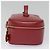 Pochette cosmetica CHANEL Vanity COCO Marca Pelle Caviar Rossa Oro CC Auth yk14831 Rosso D'oro - vista 4