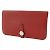 Hermès Cartera larga Hermes Dogon en cuero Togo rojo Roja - vista 2