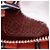 Cartera larga de seda Azap de Hermès Roja Burdeos - vista 11