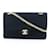 Chanel Black Jersey Chain Shoulder Bag Lycra  ref.1666638