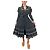 Ulla Johnson Bunny Besticktes Midikleid Marine Weiß Marineblau