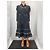 Ulla Johnson Bunny Besticktes Midikleid Marine Weiß Marineblau - Ansicht 2