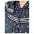 Ulla Johnson Bunny Besticktes Midikleid Marine Weiß Marineblau - Ansicht 6