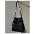 Gucci GG Drawstring Tote Bag Schwarz Canvas und Leder - Ansicht 4