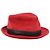 Hermès Cappello Fedora in corduroy Hermes in rosso