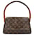 Mini borsa Looping in tela monogramma Louis Vuitton Marrone Marrone scuro Gold hardware