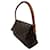 Mini borsa Looping in tela monogramma Louis Vuitton Marrone Marrone scuro Gold hardware - vista 3