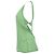 Top sin mangas con escote redondo Acne Studios en lyocell verde - vista 2