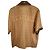 Camicia a bottoni Amiri in seta marrone con stampa tessuta - vista 3