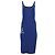 Vestido midi sin mangas Dsquared2 en algodón azul