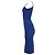 Vestido midi sin mangas Dsquared2 en algodón azul - vista 2