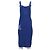 Vestido midi sin mangas Dsquared2 en algodón azul - vista 6