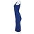 Vestido midi sin mangas Dsquared2 en algodón azul - vista 7