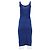 Vestido midi sin mangas Dsquared2 en algodón azul - vista 8