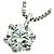 Autre Marque Collana di diamanti Pt850/Pt900 0,329 ct Argento