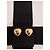 Orecchini Chanel dorati in metallo con strass D'oro - vista 3
