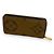 Louis Vuitton Giant Reverse Monogram Zippy Wallet 2020 Braun Monogramm