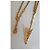 Collana Lunga in Metallo Dorato Karl Lagerfeld D'oro - vista 2