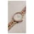 Montre Hermès Arceau plaqué or et acier cadran blanc  - vue 5