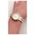 Montre Hermès Arceau plaqué or et acier cadran blanc  - vue 9