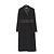 Céline por Phoebe Philo PF14 Abrigo FR38 Abrigo de Kimono de Lana Negra US8 Celine Negro