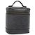 Vanity Pochette da trucco CHANEL COCO Mark in pelle di vitello nera con CC dorato Auth yk14976 Nero D'oro