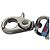 Cinturino in nylon blu argento CHANEL CC Auth yk15223 - vista 2