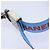 Cinturino in nylon blu argento CHANEL CC Auth yk15223 - vista 9