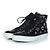 Stellar Monogramm Samt Sneaker von Louis Vuitton Schwarz Weiß
