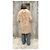 Autre Marque Abrigo de piel beige - vista 2