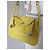 Borsa Hermès Lindy 26 in pelle giallo lime - vista 8