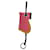Hermès CAMAIL bag charm leather pink  - view 1