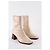Anthology Paris Botas de cuero charol Blanco - vista 3