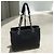 Trendy CC CHANEL Tote Grande de Compras de Caviar Acolchado CC Negro Hardware de plata - vista 4