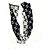 Timeless Sciarpa Chanel CC in cashmere nero - vista 5