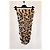 Ganni Rüschender Leopardenmuster-Midi-Mesh-Rock aus braunem Polyester - Ansicht 4