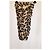 Ganni Rüschender Leopardenmuster-Midi-Mesh-Rock aus braunem Polyester - Ansicht 5