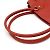 Borsa Tote Louis Vuitton Epi Passy GM Rosso - vista 5