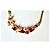 Les Nereides Collana choker con fiori e fragole Rosso - vista 3