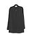 Balenciaga 2015 Top FR38 Blusa de Crepé de Seda Negra Doblada UK10 US8 Alexander Wang